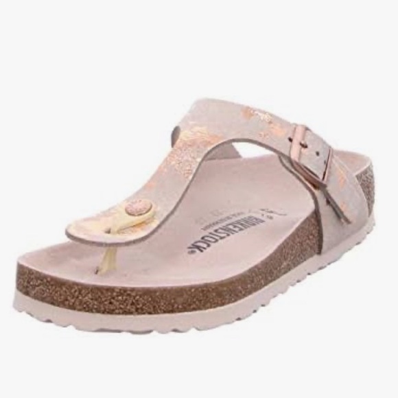 Birkenstock Women's Vintage Metallic Rose Chopper color - Picture 1 of 6